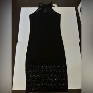 G by Guess hypatia high halter dress